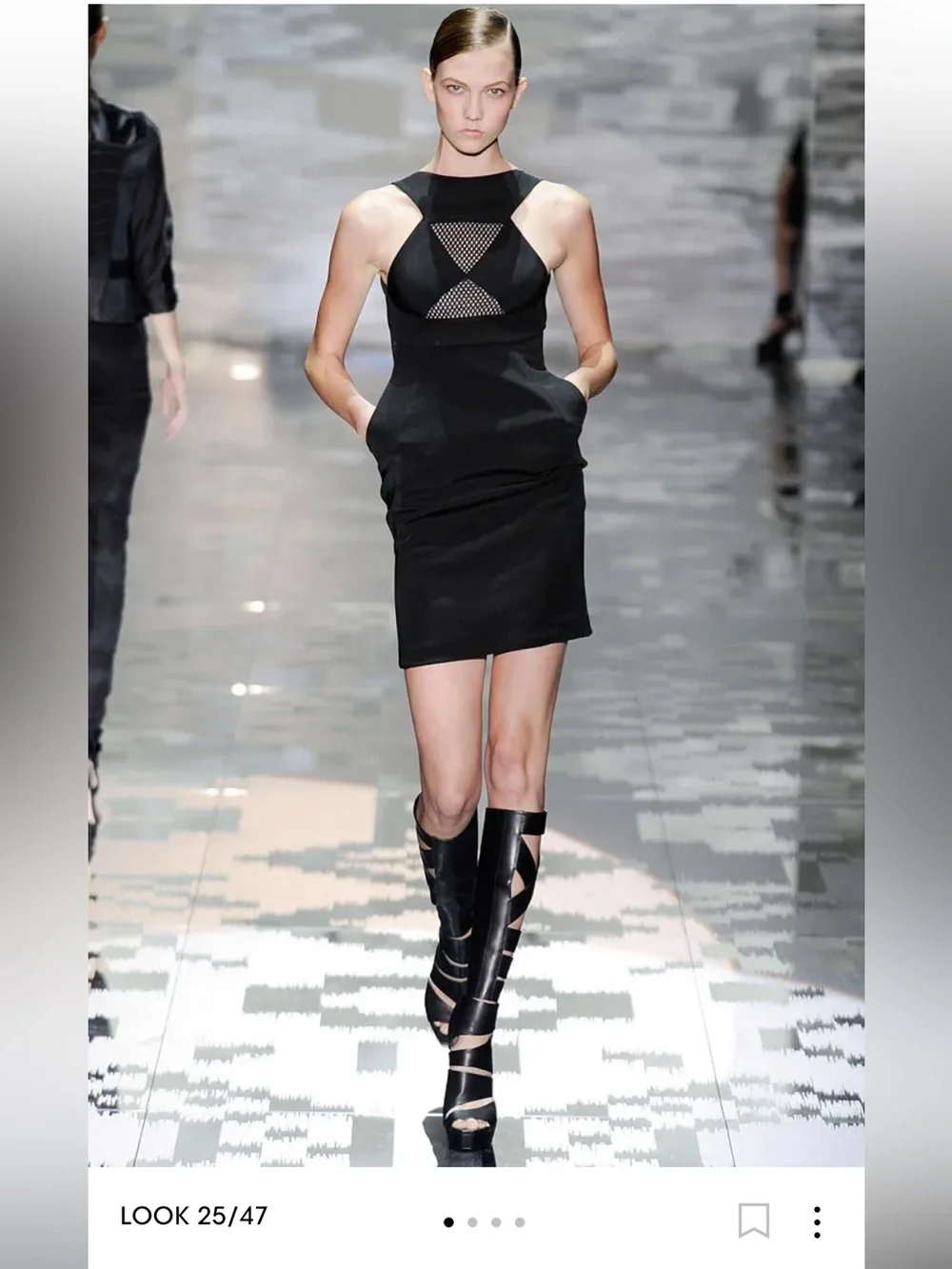 Gucci Vintage SS2010 Helena Babylon Cutout Bondage Knee High Platform Boots 36.5